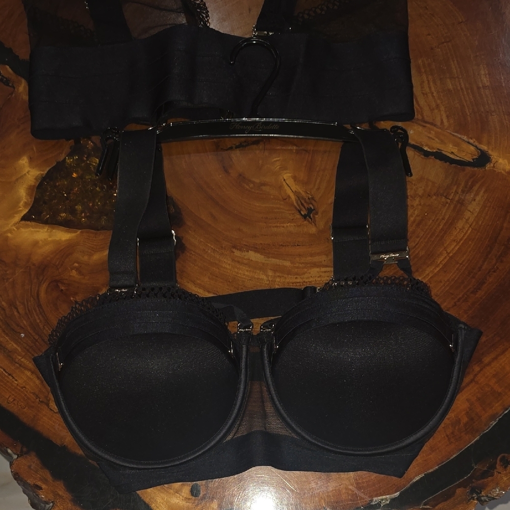 Black Intimate Lingerie 2 Piece - image 7